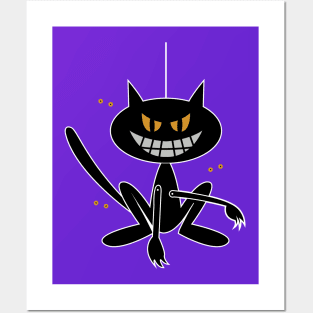 Black Cat Posters and Art